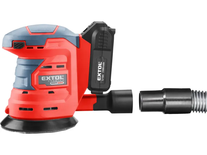 bruska excentrická aku SHARE20V, 125mm, 20V Li-ion, 2Ah