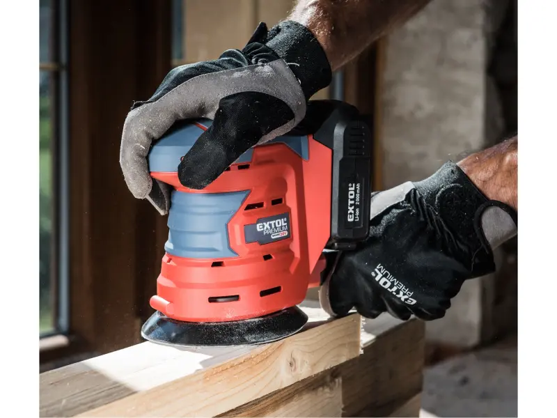 bruska excentrická aku SHARE20V, 125mm, 20V Li-ion, 2Ah