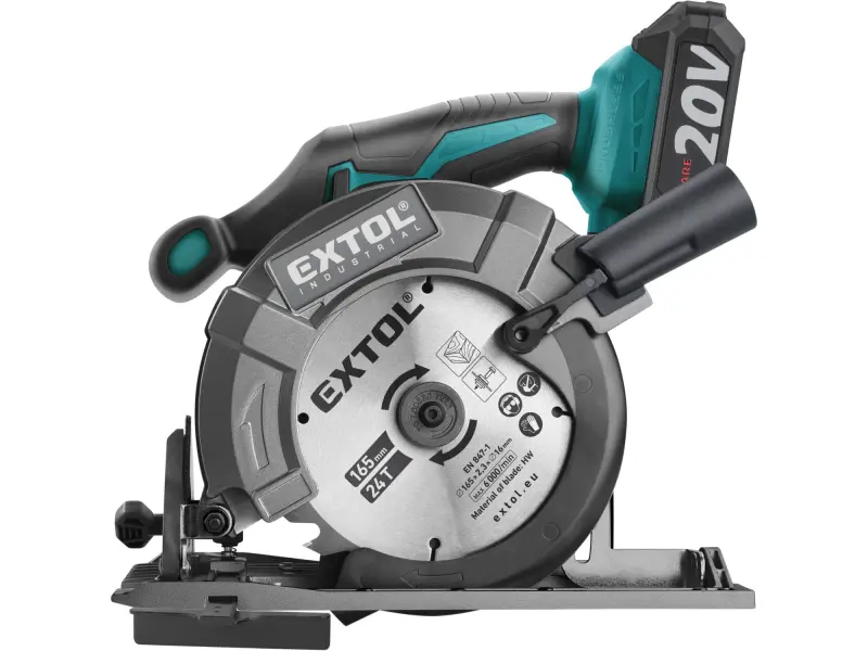 pila kotoučová aku SHARE20V, 165mm, BRUSHLESS, 20V Li-ion, 2Ah