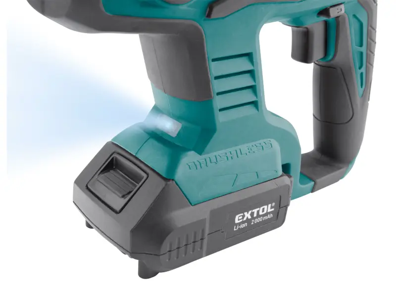 kladivo vrtací aku SHARE20V, 1,7J, SDS plus, BRUSHLESS, 20V Li-ion, 2Ah