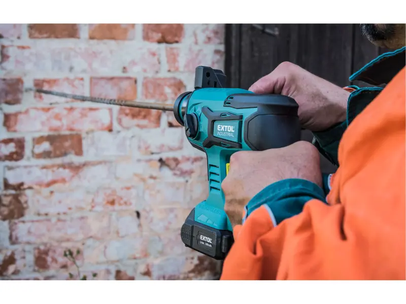 kladivo vrtací aku SHARE20V, 1,7J, SDS plus, BRUSHLESS, 20V Li-ion, 2Ah