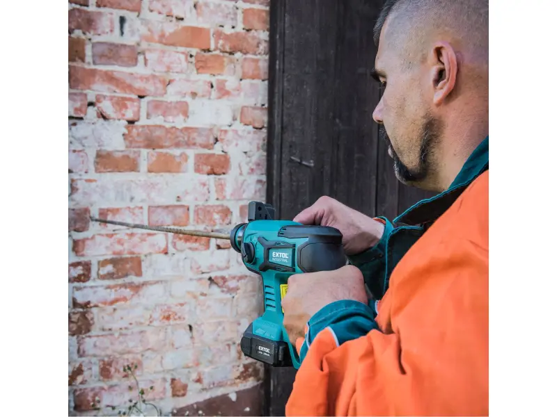 kladivo vrtací aku SHARE20V, 1,7J, SDS plus, BRUSHLESS, 20V Li-ion, 2Ah