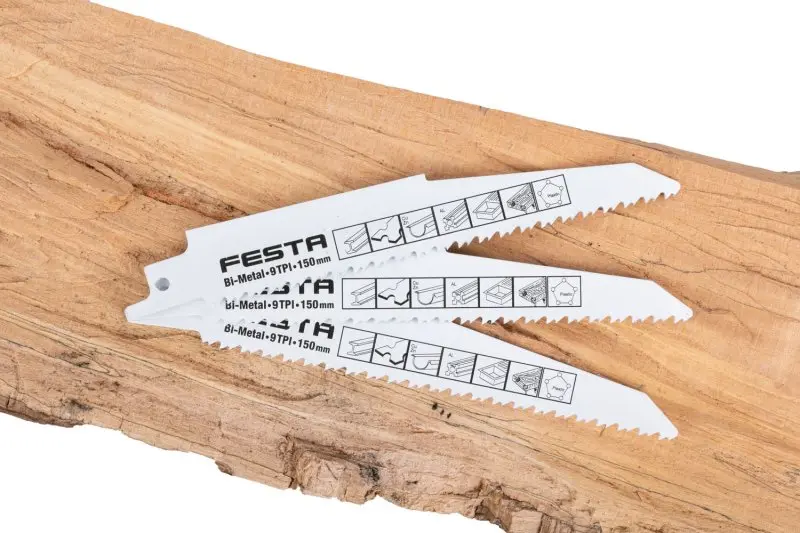 Plátek pilový FESTA do ocasky 150x22x1.6mm BiM 3ks