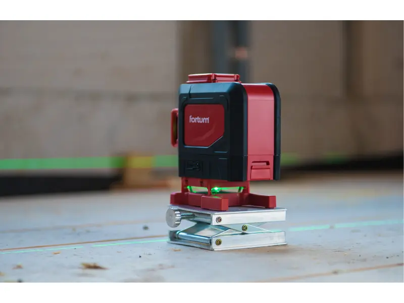 laser zelený liniový, křížový samonivelační, 1H360° x 1V