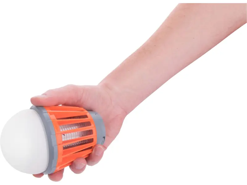 lucerna turistická s lapačem komárů, 180lm, USB nabíjení, 3x 1W LED