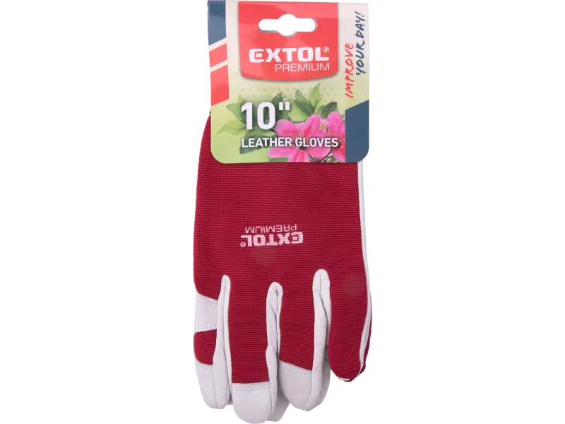 rukavice kožené, velikost 10