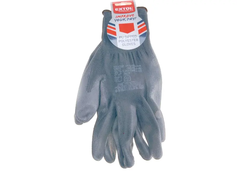 rukavice nylonové polomáč. v nitrilu, velikost L/10