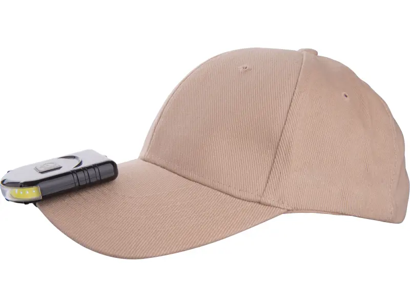 světlo na čepici s klipem, 160lm, USB nabíjení