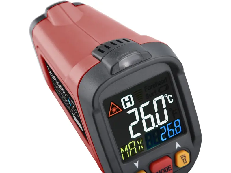 teploměr bezkontaktní IR průmyslový, se sondou