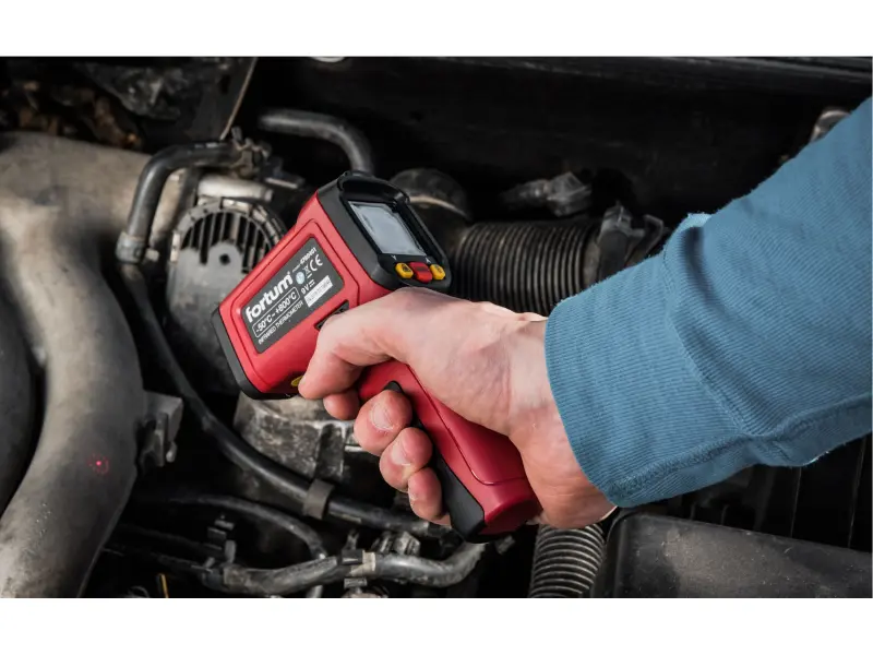 teploměr bezkontaktní IR průmyslový, se sondou