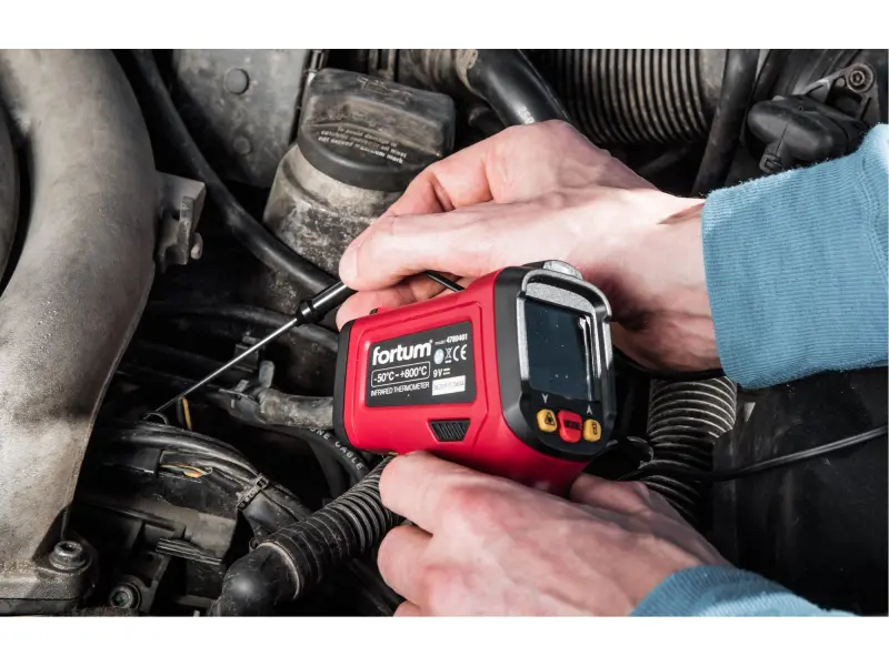 teploměr bezkontaktní IR průmyslový, se sondou