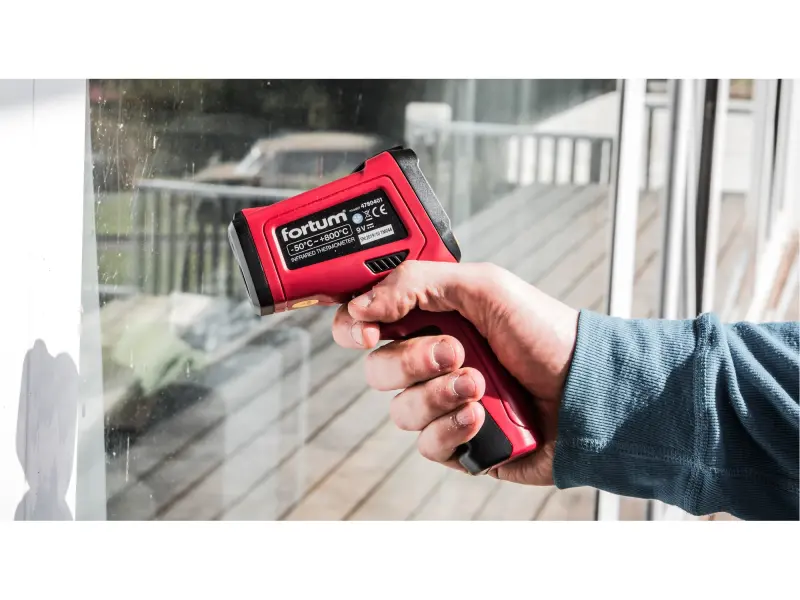 teploměr bezkontaktní IR průmyslový, se sondou