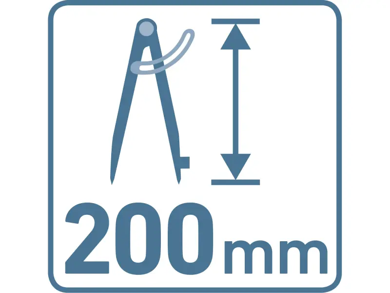 kružidlo rýsovací/hrotové, rozsah 0-280mm
