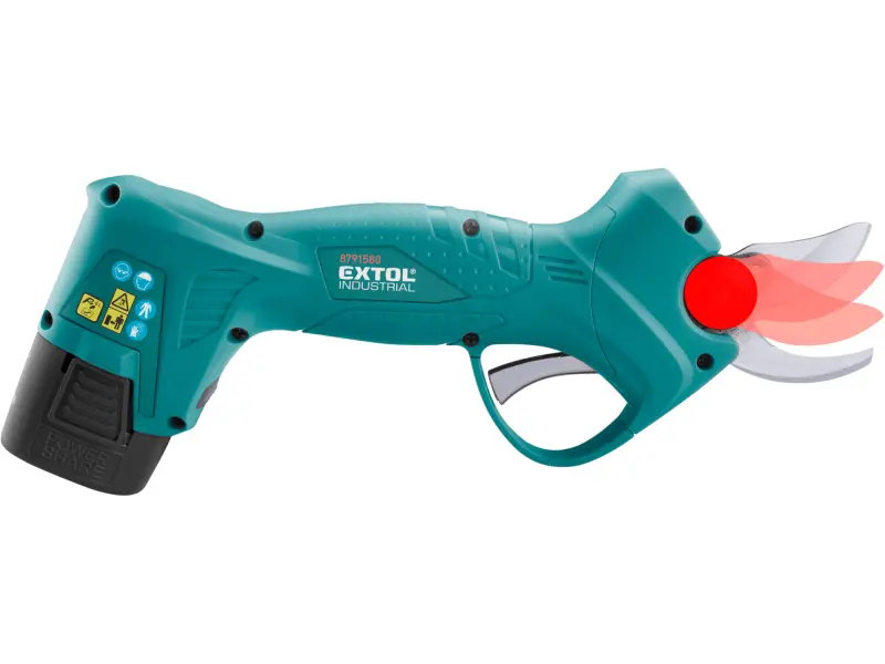 nůžky zahradnické aku, 16V Li-ion, 2×2Ah