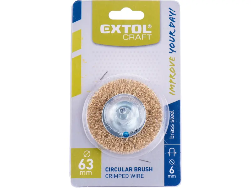 kartáč okružní pomosazený, O 63mm