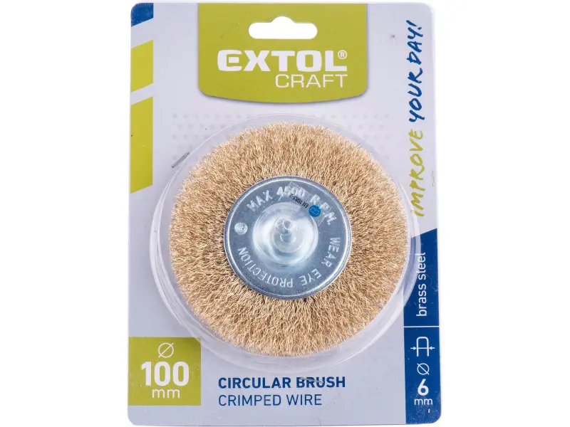 kartáč okružní pomosazený, O 100mm