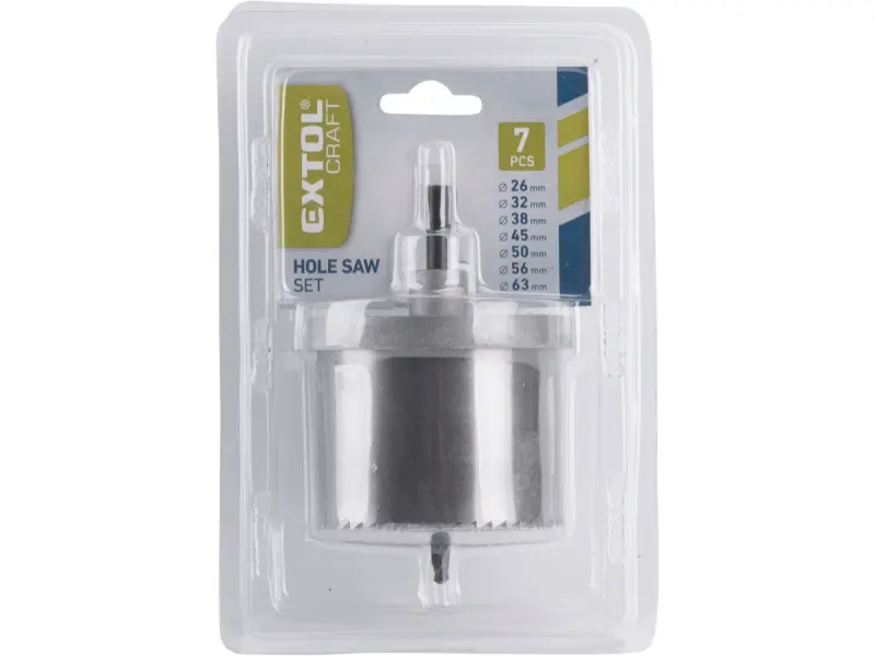 vykružovací vrták do dřeva a sádrokartonu, 7průměrů O 26-63mm