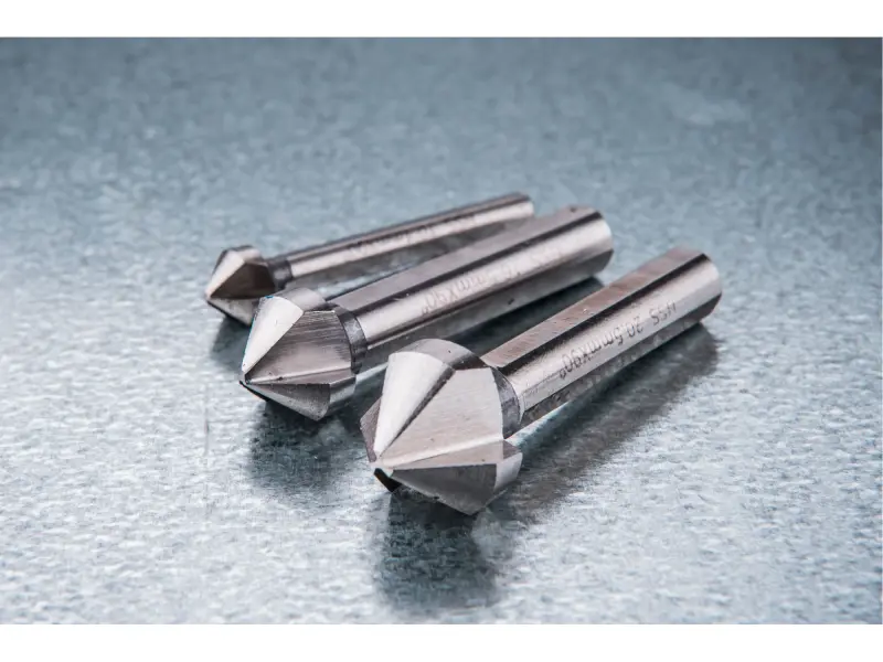 záhlubníky kuželové 90°, sada 6ks, O 6,3-20,5mm, HSS