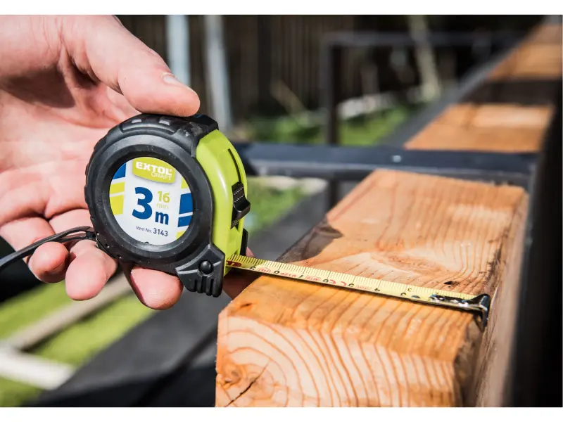 metr svinovací, 3m, š. pásku 16mm