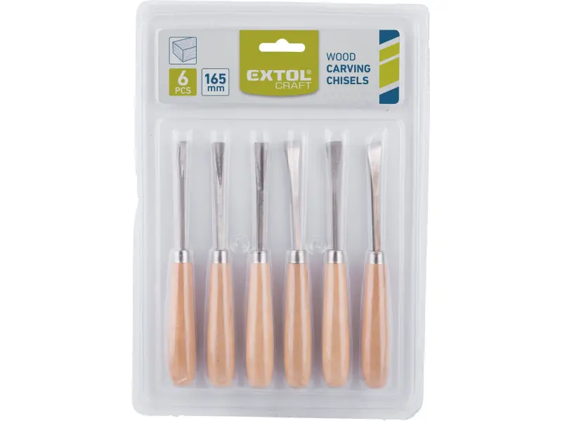 dláta řezbářská, sada 6ks