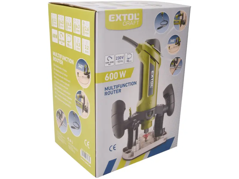 frézka multifunkční 3v1, 600W