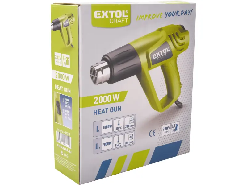 pistole horkovzdušná 411013, 2000W