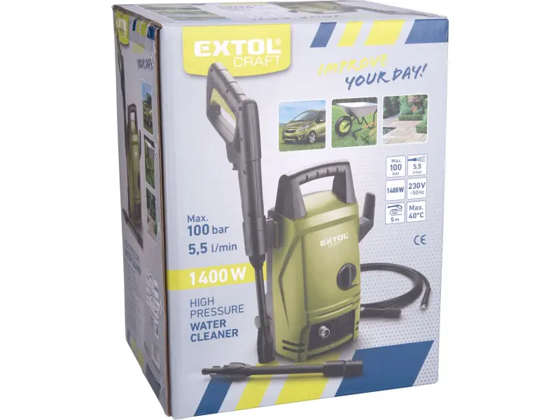 čistič vysokotlaký, 100bar, 1400W