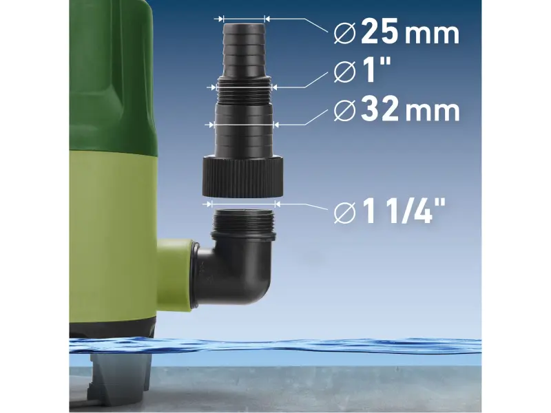 čerpadlo na znečištěnou vodu, 400W, 7500l/h