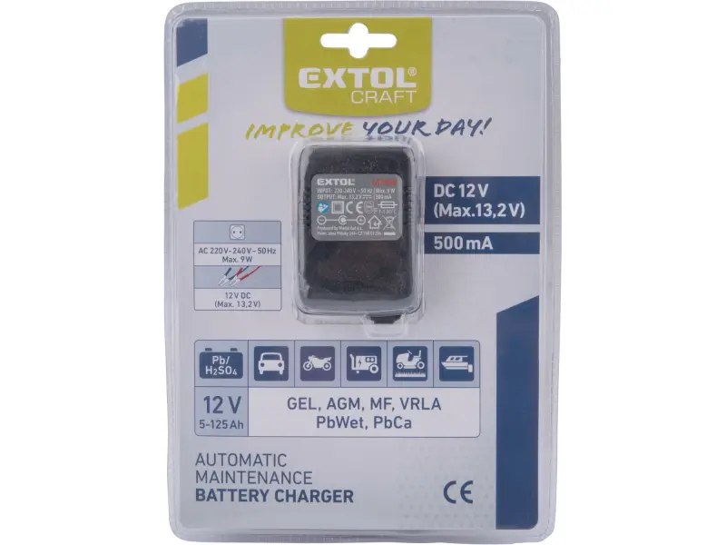 autonabíječka udržovací, 12V, 500mA