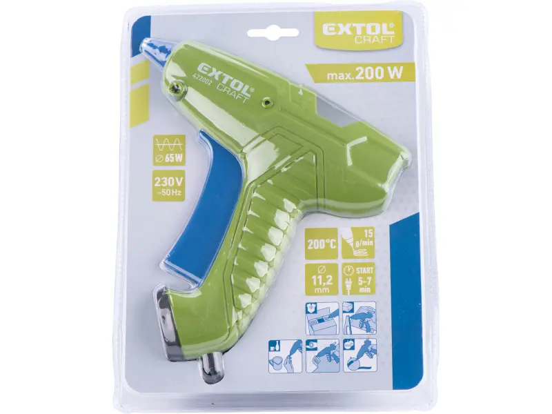 pistole tavná lepící, ⌀11mm, 65W