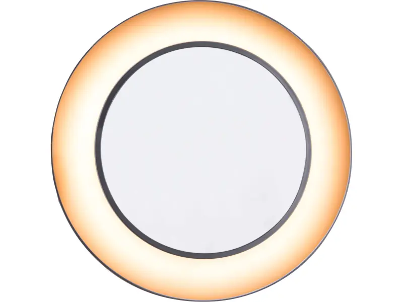 lampa stolní s lupou, USB napájení, černá, 2400lm, 3 barvy světla, 5x zvětšení