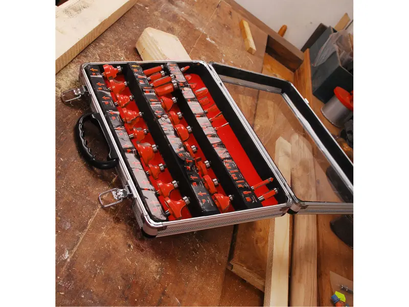 frézy tvarové do dřeva s SK plátky, sada 35ks