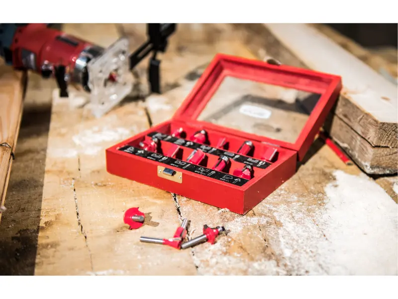 frézy tvarové do dřeva, s SK plátky, sada 10ks