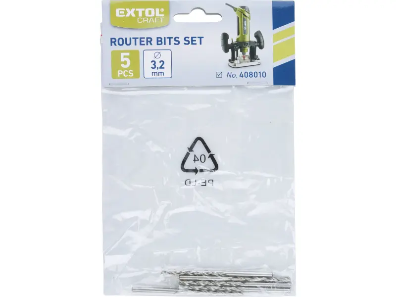 frézy stopkové 5ks, ⌀ 3,25mm, 5ks, HSS6542