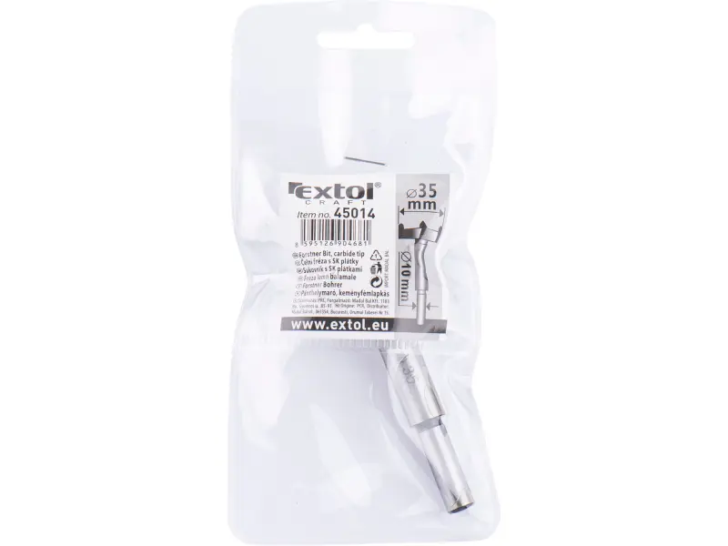 fréza čelní-sukovník, do dřeva s SK plátky, O 35mm