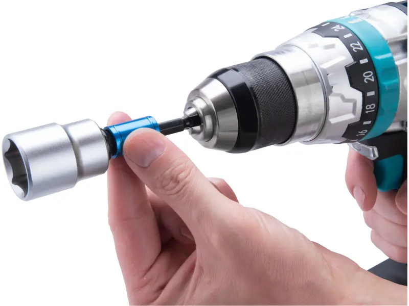 adaptéry do vrtačky s otoč.úchytem 3ks, 1/4