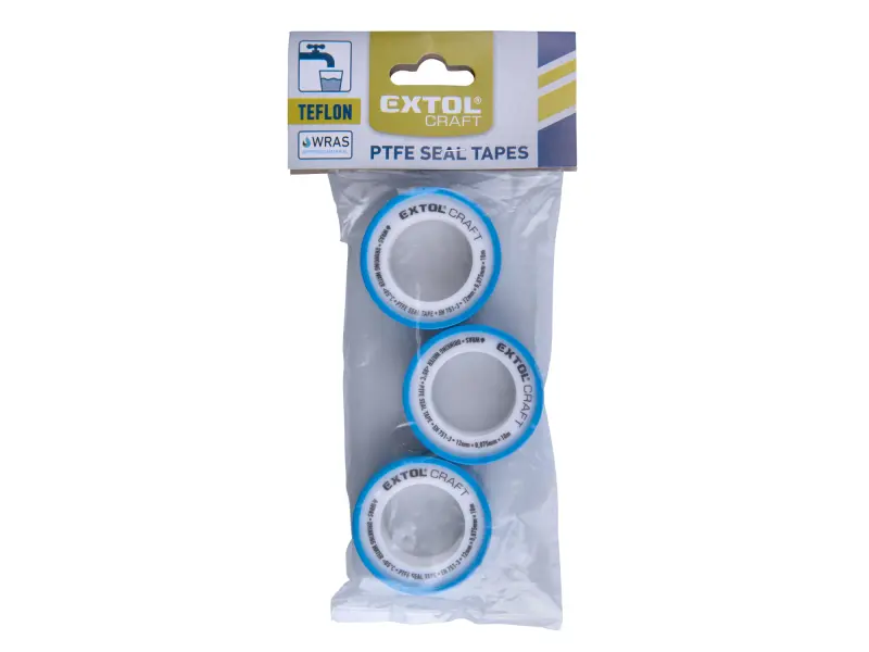 pásky těsnící teflonové, sada 3 ks, 12 mm x 10 m