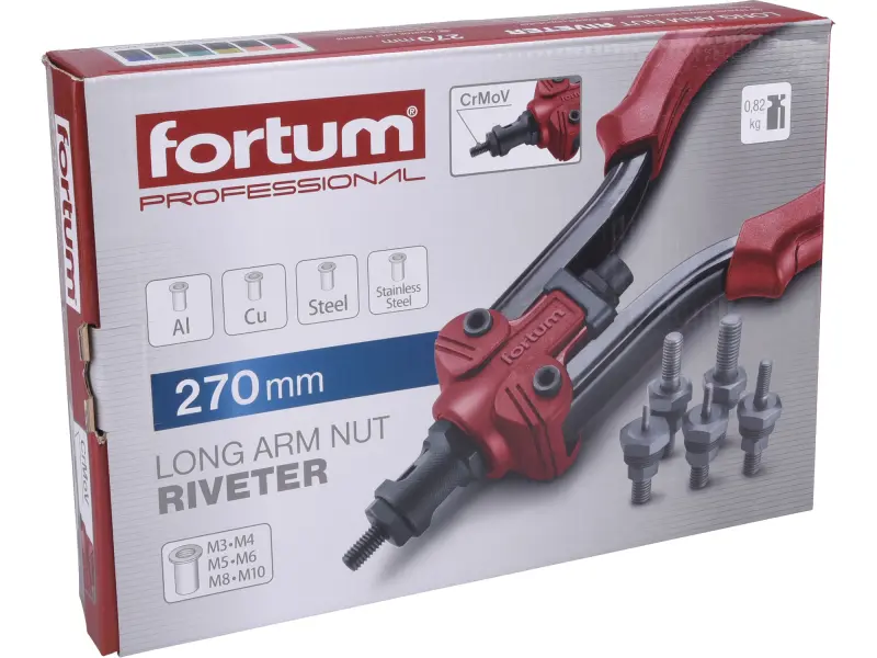 kleště nýtovací pákové, M3-M10, 270mm