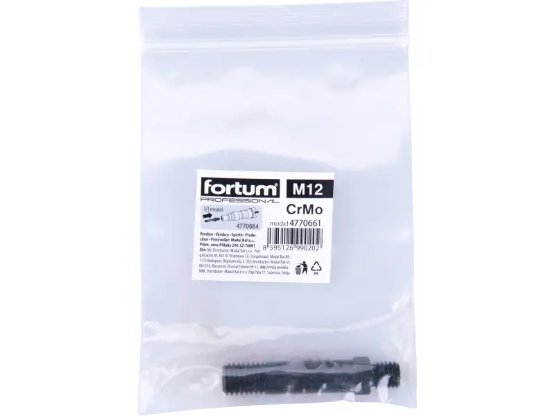 nýtovací trn k nástavci na vrtačku, M12