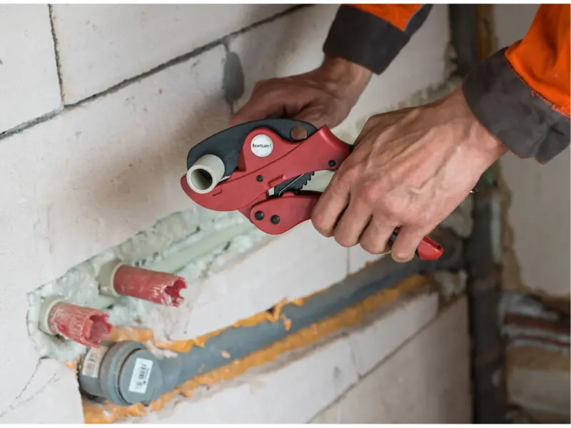 nůžky na plastové trubky, O 0-42 mm, trojúhelníkový břit