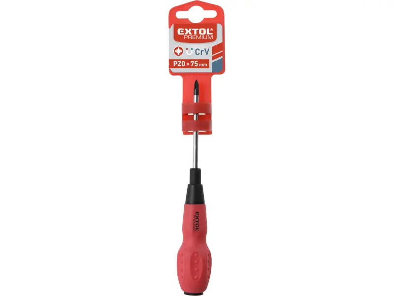 šroubovák křížový pozidriv 55031, PZ 0x75mm, CrV