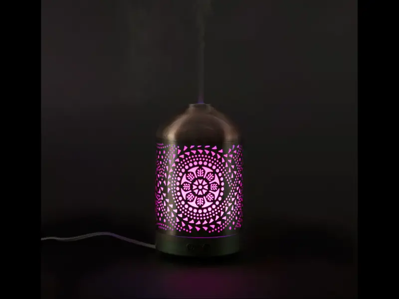 aroma difuzér ORIENT, osvěžovač a zvlhčovač vzduchu, kovový povrch