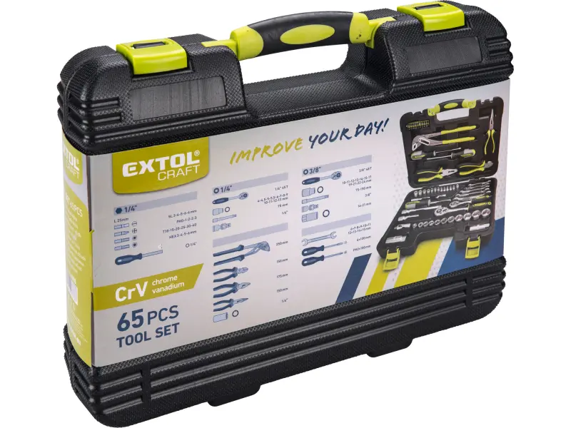 sada nářadí 65ks, 1/4