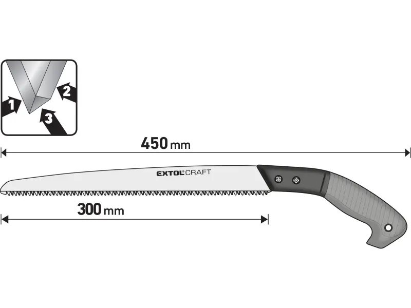 pilka na větve, čepel 300mm