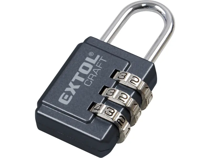 zámek kombinační s trojmíst. kódem, 26x55mm