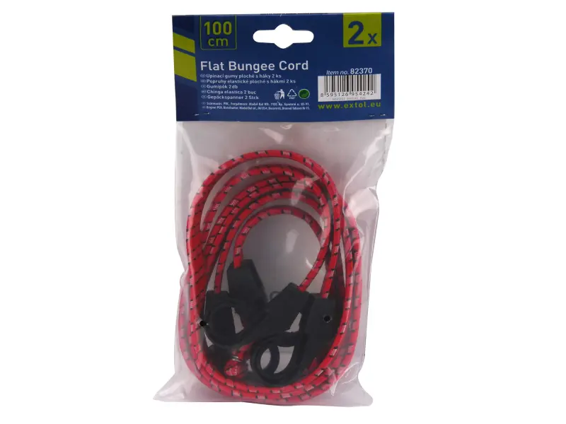 gumy upínací ploché, balení 2ks, 100cm