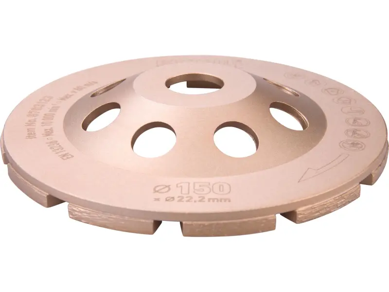 kotouč diamantový brusný dvouřadý, O 150x22,2mm EXTOL INDUSTRIAL