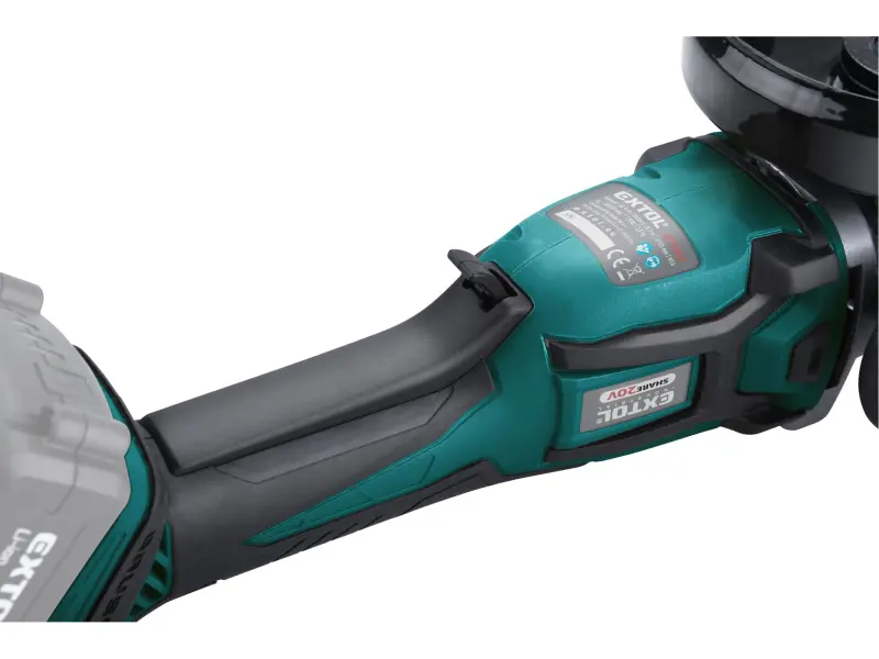 bruska úhlová aku SHARE20V, 125mm, BRUSHLESS, bez baterie a nabíječky