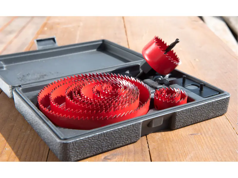 vrtáky vykružovací korunkové, 13průměrů O 19-127mm