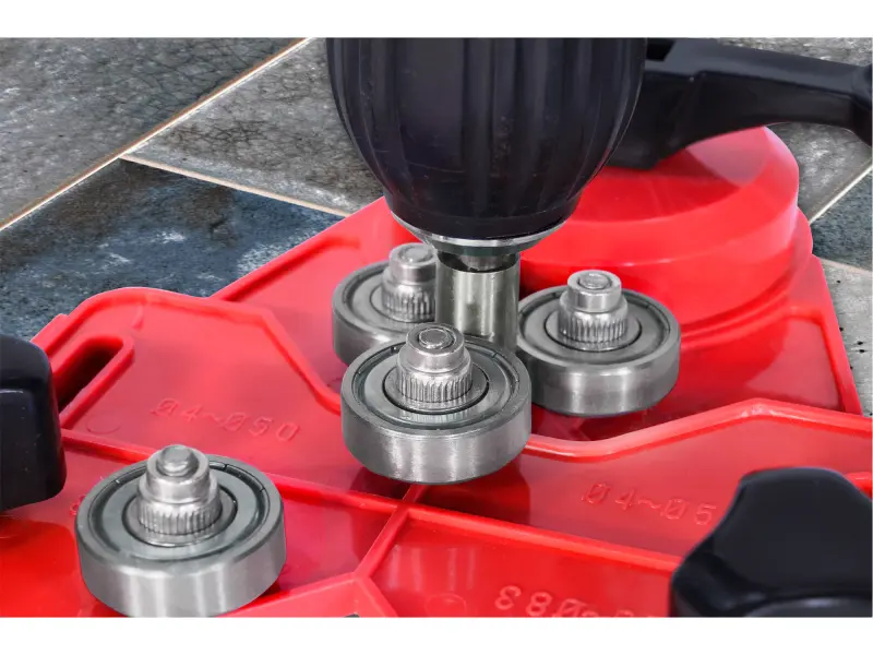 vodící šablona na korunky a vrtáky, prac. rozsah ⌀4-83mm